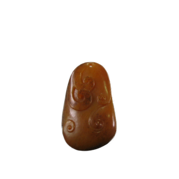 Yellow Jade Phoenix Pendant