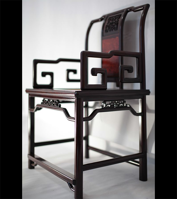 Suzhou-style hook-back chair