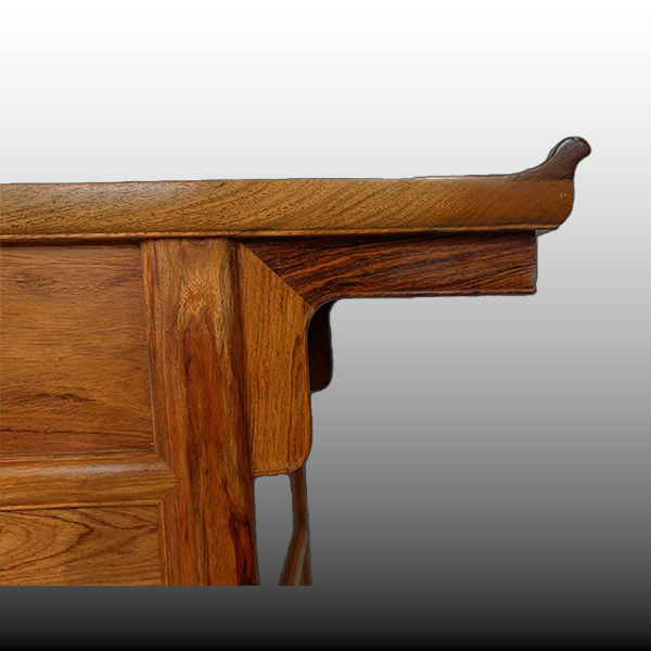 Three-Drawer Hidden Compartment Console Table