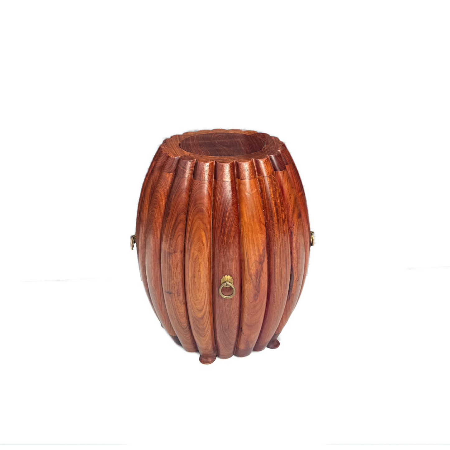 Melon-ribbed Drum Stool