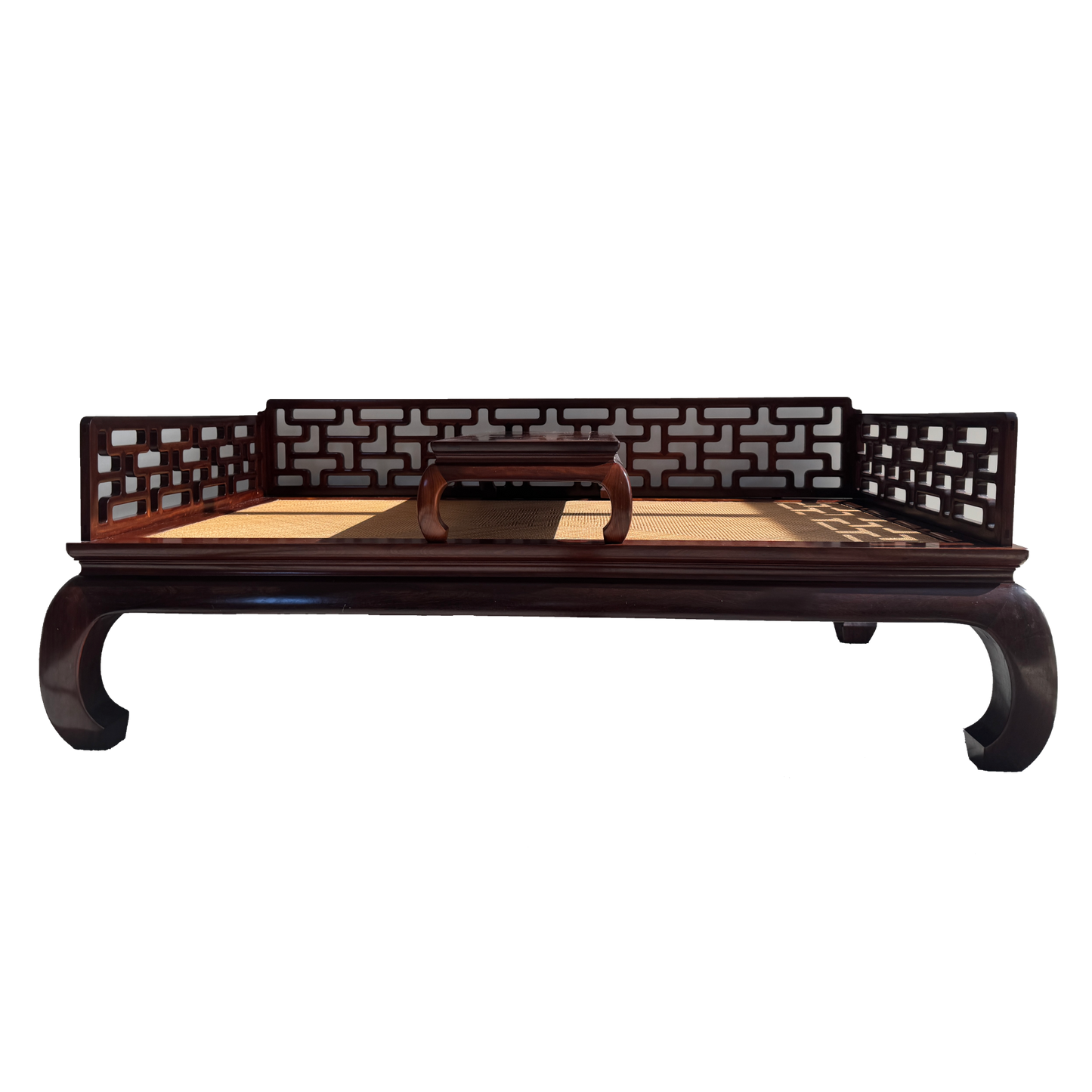Ming-Style Luohan Daybed with L-Shaped Railings