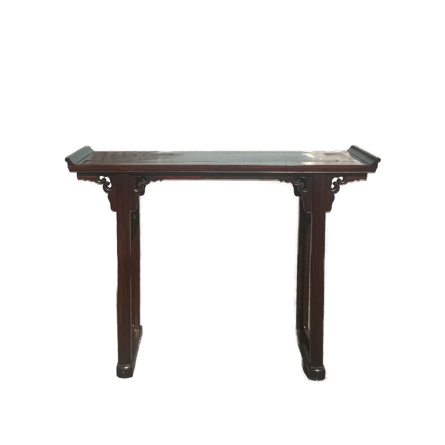 Upturned-end desk