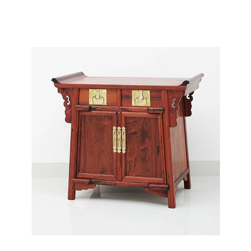 Two-Section Upturned-End Console Table