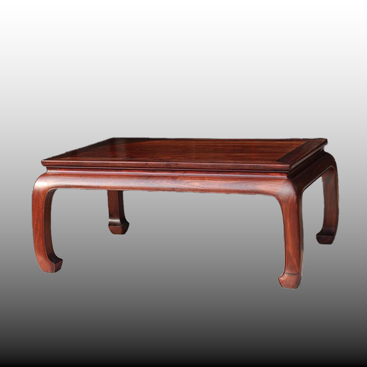 Coffee Table with Splayed Legs and Apron Stretchers