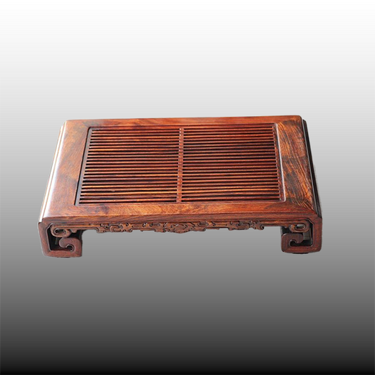 Ming-Style Carved Tea Tray
