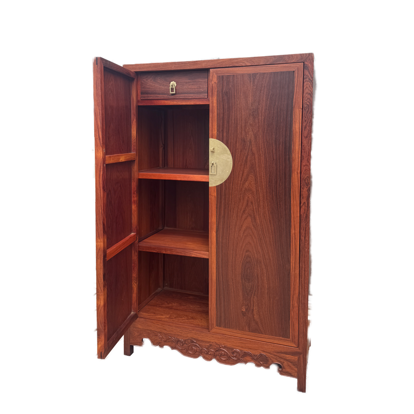 Ming-Style Square-Corner Cabinet
