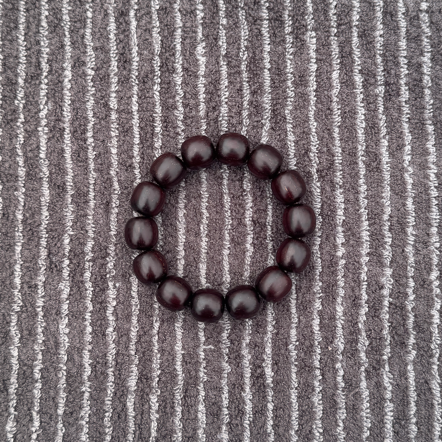 Rosewood (14 Beads, 15mm-Oval-shaped)