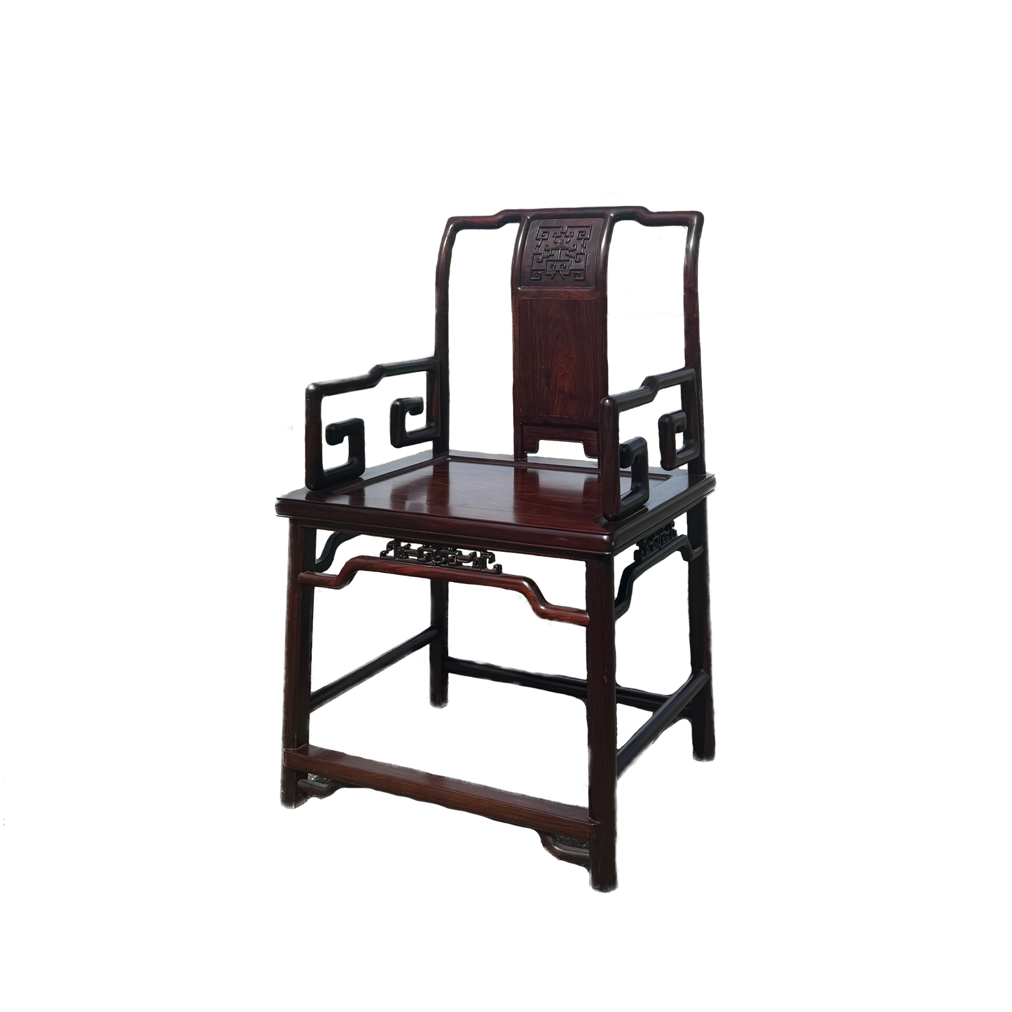 Suzhou-style hook-back chair