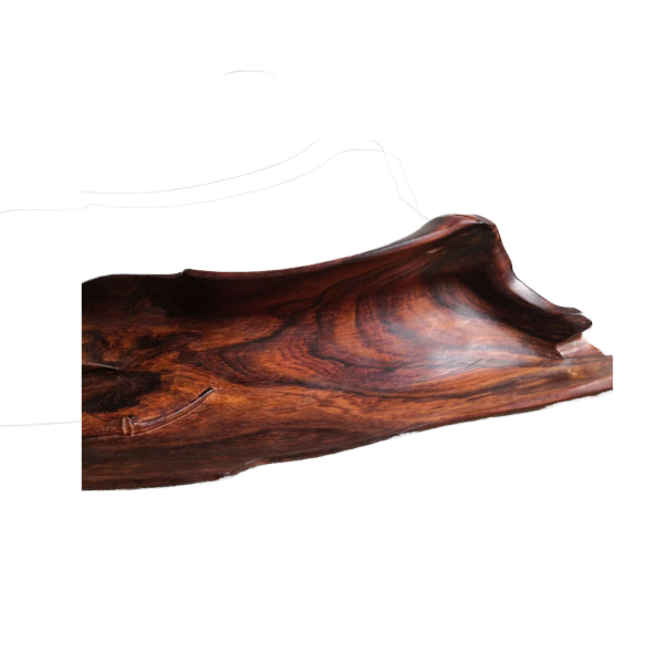Snail Carving in Huanghuali Oil-Resin Wood