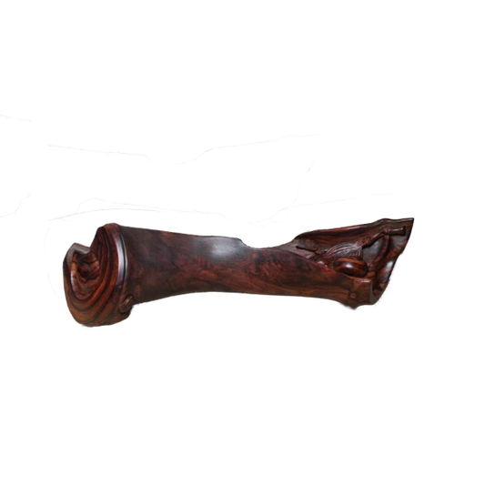 Snail Carving in Huanghuali Oil-Resin Wood