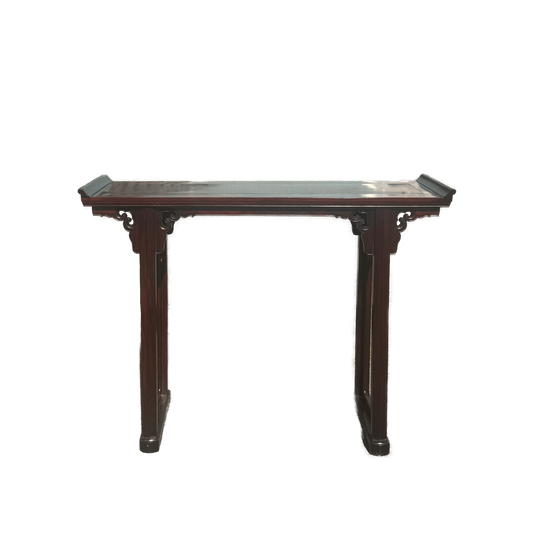 Upturned-end desk