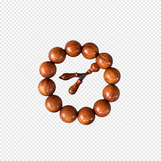 Huanghuali Wood Bead Bracelet, 20mm, 12 Beads