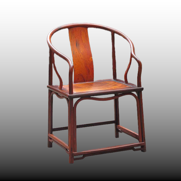 Traditional Rounded Chair Round-Backed Armchair – Vintage Chinese Rosewood | Ming Style Furnitur ...
