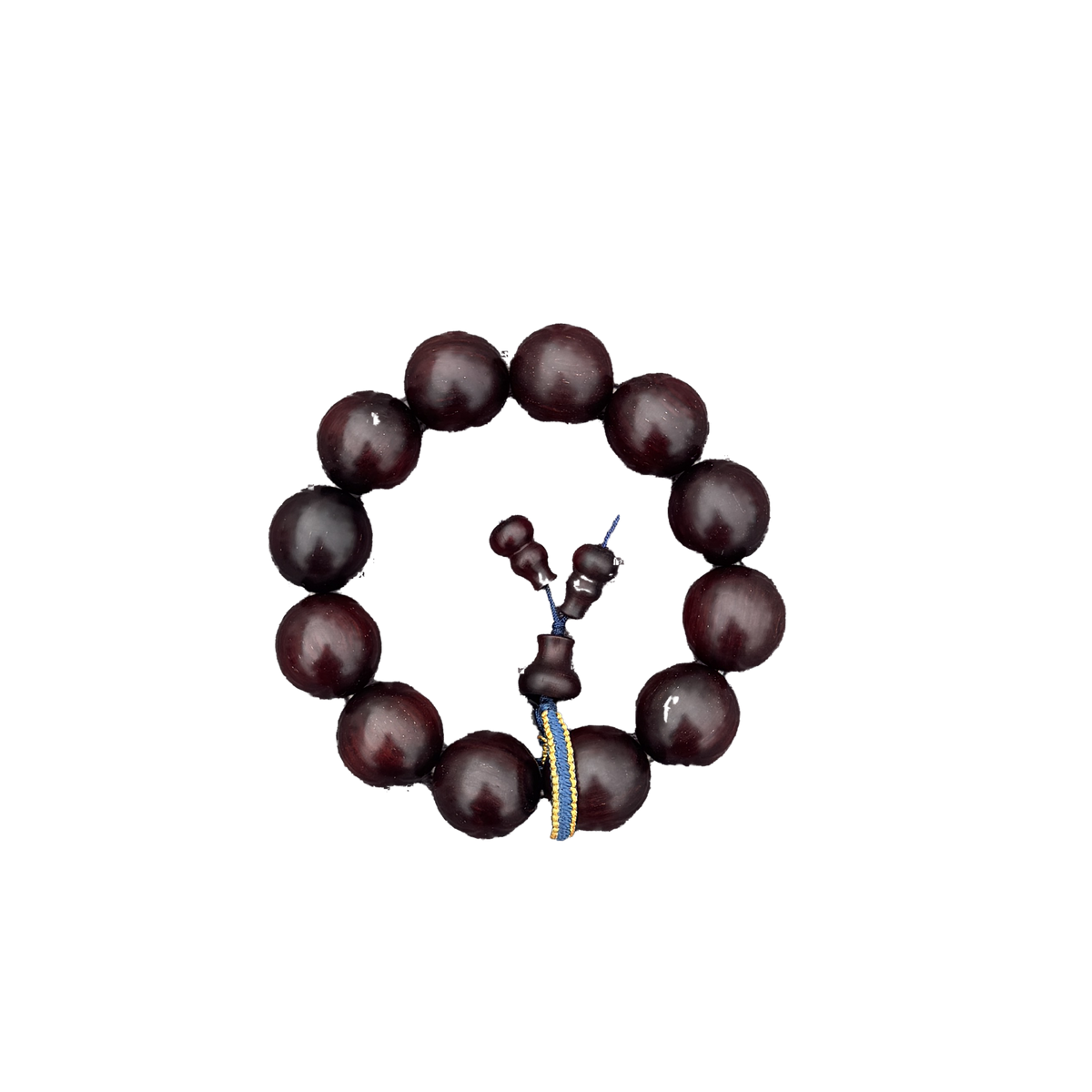 紫檀手串金星牛毛纹20mm